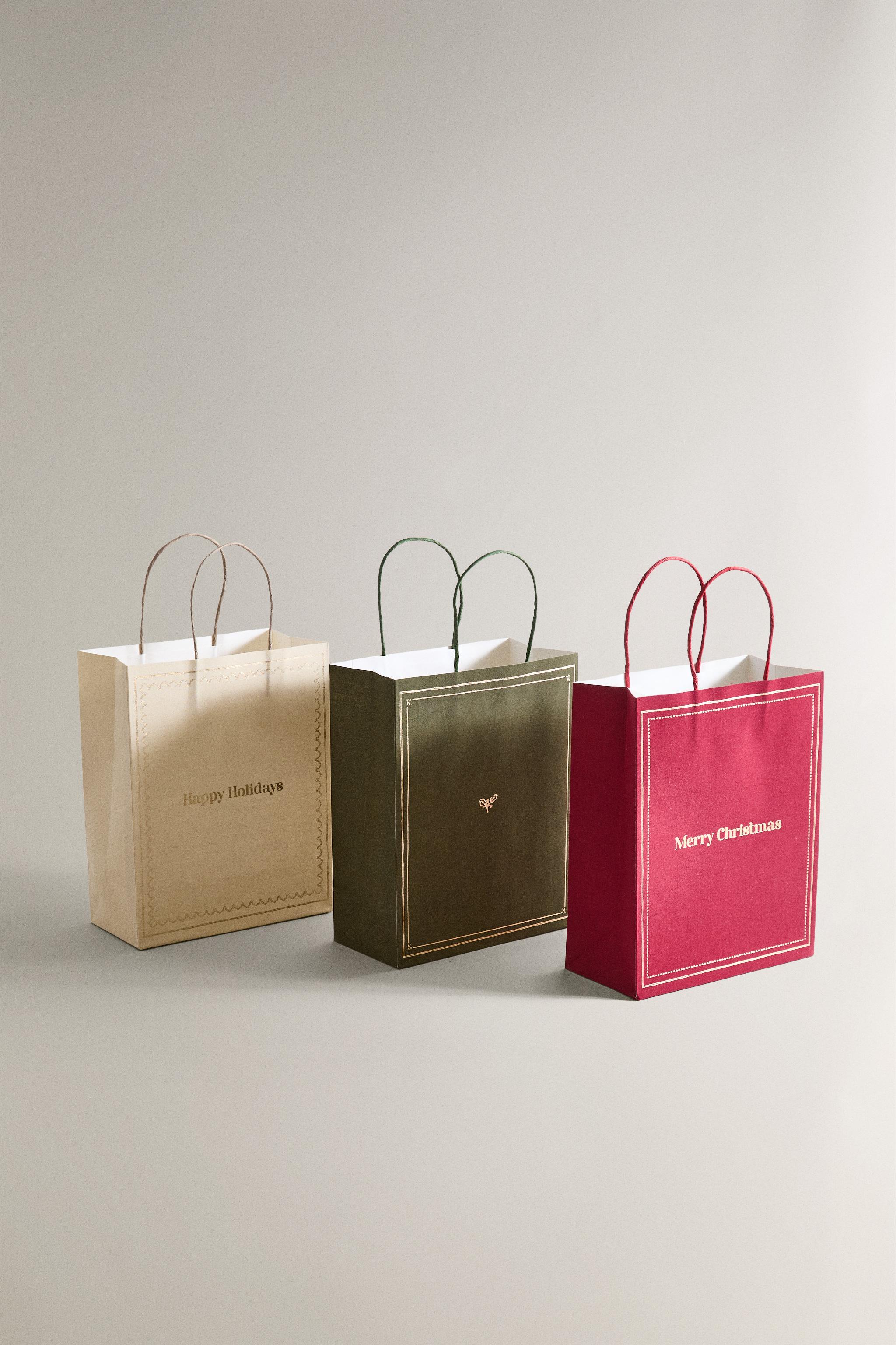 SET OF CHRISTMAS MUSICAL NOTE BAGS (SET OF 4)